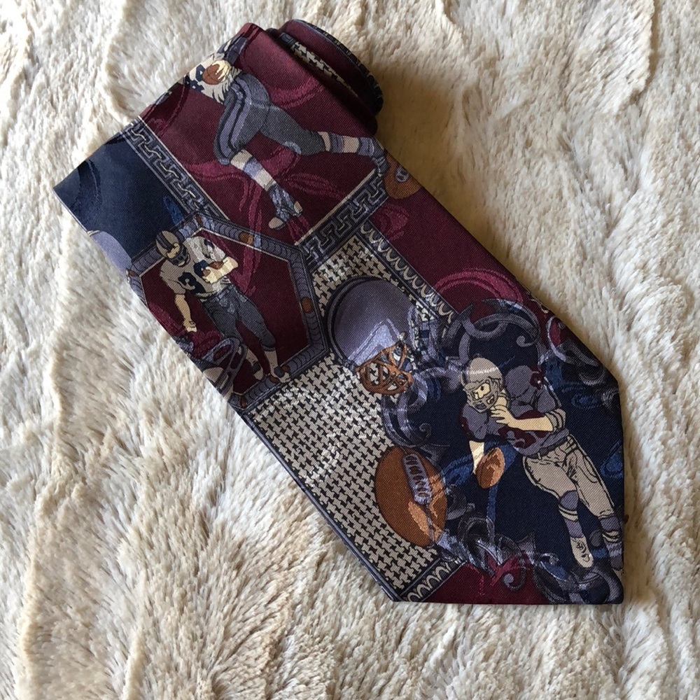 Botany 500 Football necktie Made in USA